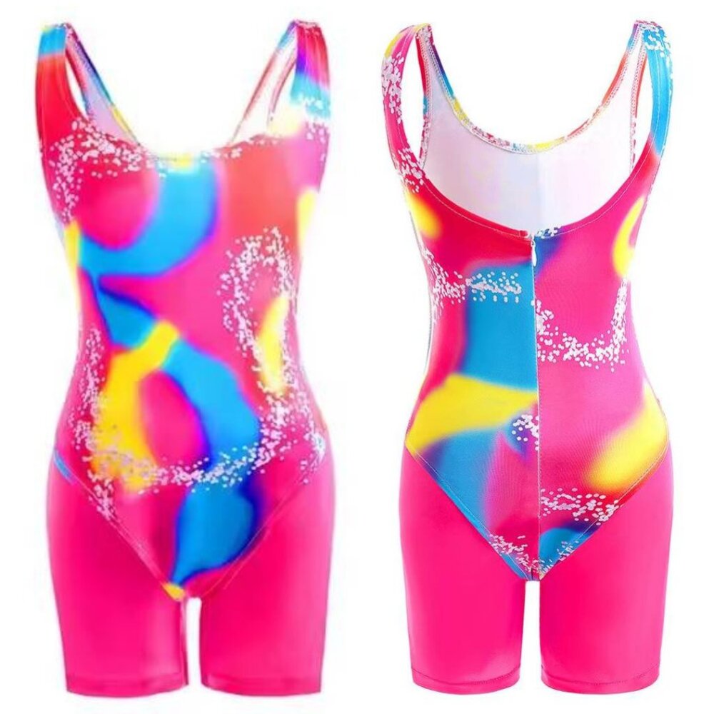 Retro Pink Sporty Cosplay Outfit Set | Vibrant 80s-Inspired Skatewear Costume